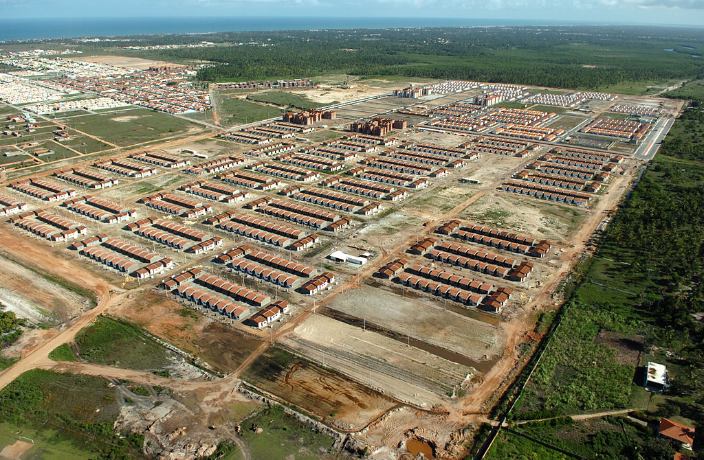 Visão aérea da zona de expansão de Aracaju - SE. Foto: Marco Vieira